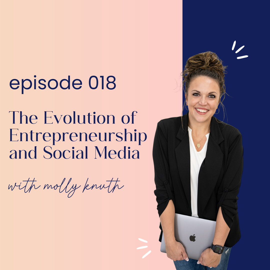 thumbnail image for episode 018 The Evolution of Entrepreneurship and Social Media with Molly Knuth